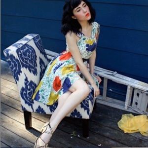 Anthropologie - Girls from Savoy - Silk Dress Size 8